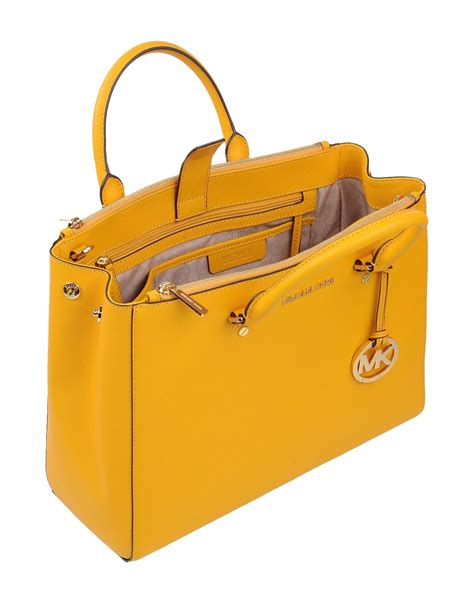 michael kors yellow handbag|michael kors ladies yellow satchels.